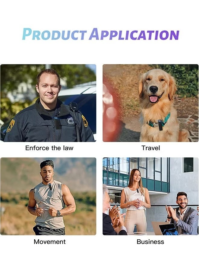 Mini Body Camera 1080P Camera with Memory Card,Body Worn Cam,Premium Portable,Wearable Video Recording Camcorder for Work Records ( incldued 64GB Card) - Image 5