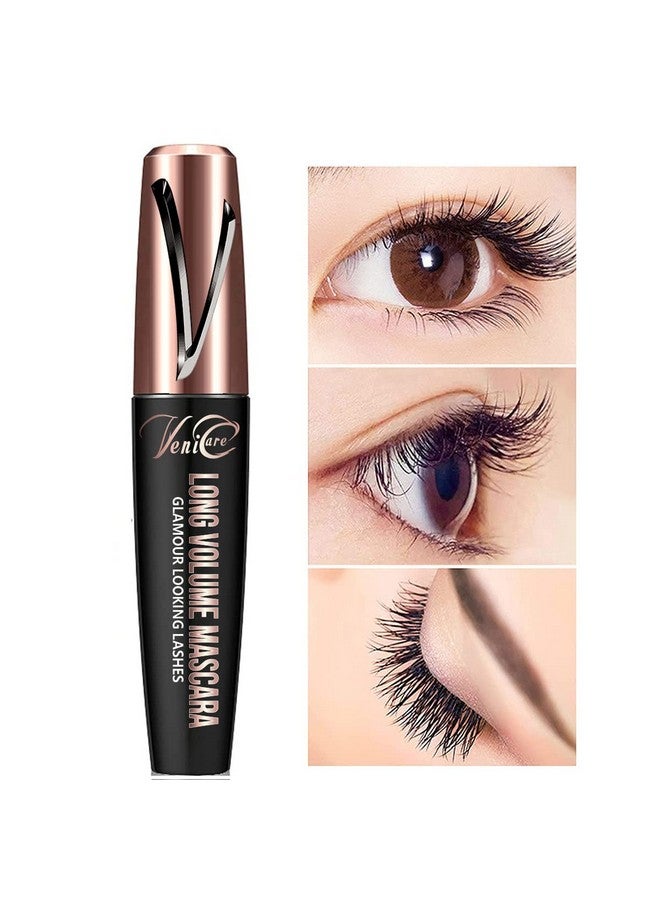 Venicare 4D Silk Fiber Lash Mascara Liquid Extension Makeup Eye Lash Kit Luxuriously Longer Thicker Voluminous Eyelashes Waterproof Smudge-proof Natural No Clumping Smudging Lasting All Day 2 Pack - Image 2