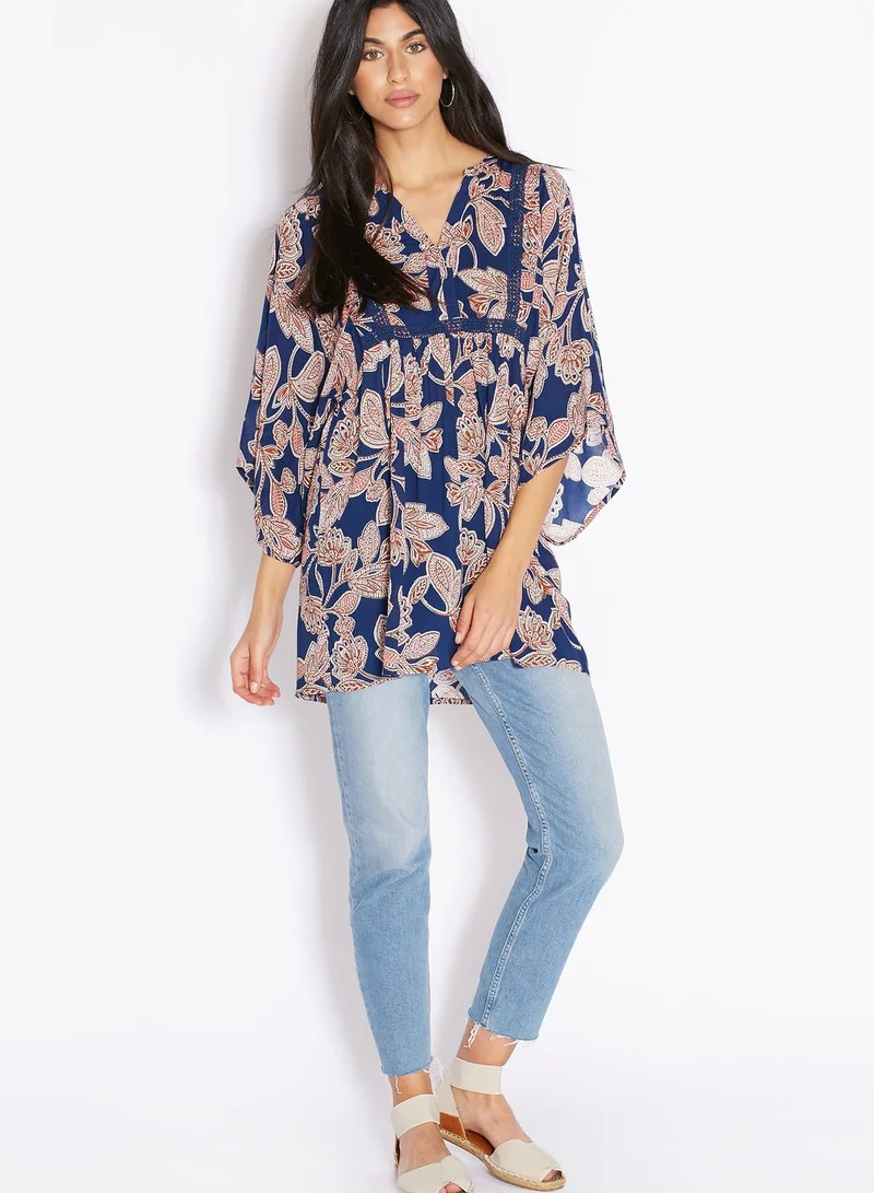 DOROTHY PERKINS Printed Tunic Top
