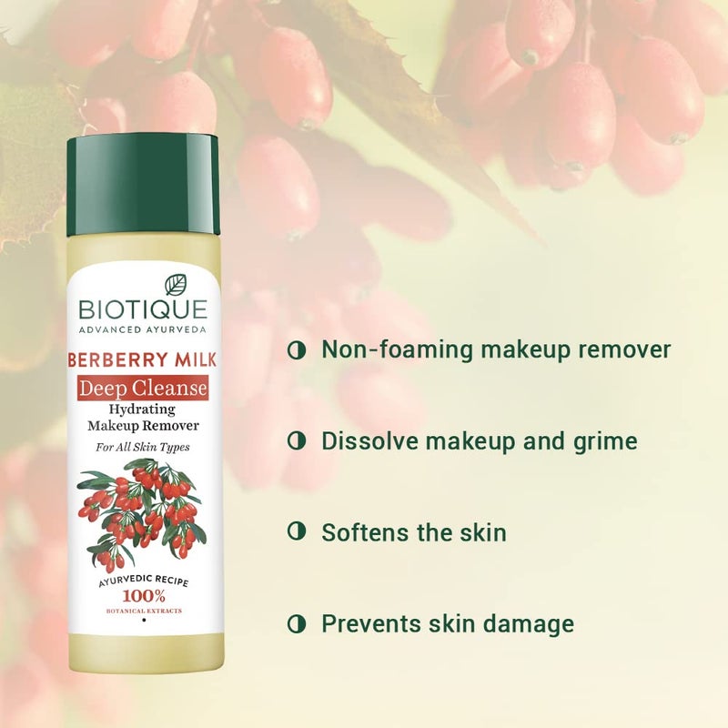 Biotique Bio Berberry Hydrating Cleanser For All Skin Types, 120Ml I Ayurvedic Recipe I Botanical Extracts - Image 3