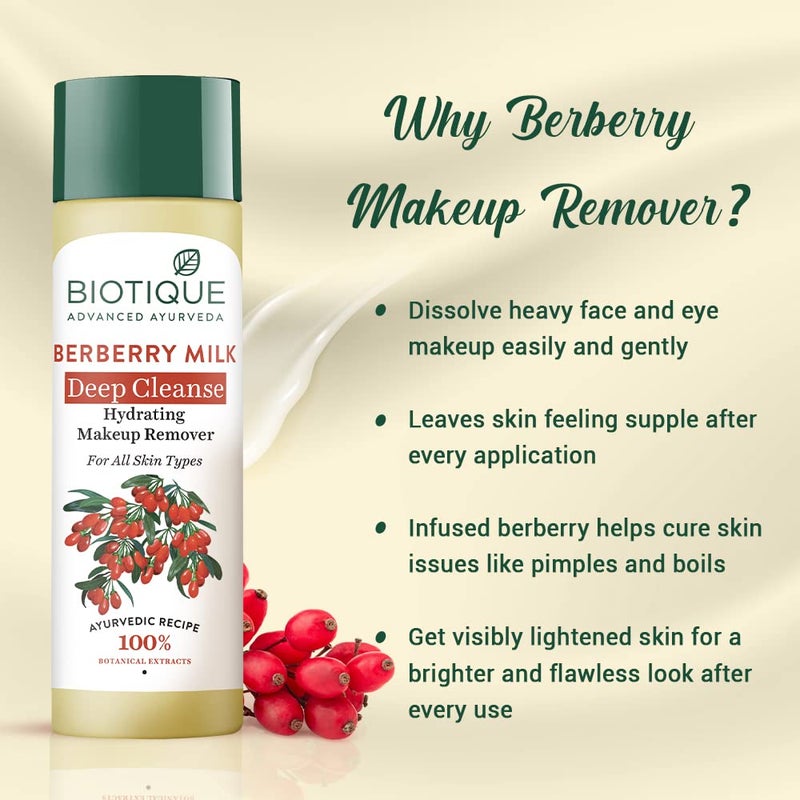 Biotique Bio Berberry Hydrating Cleanser For All Skin Types, 120Ml I Ayurvedic Recipe I Botanical Extracts - Image 5