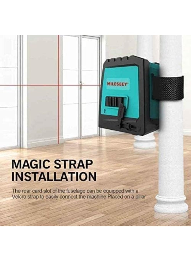 ECVV Mileseey Laser Level | Professional 2 Lines Vertical Cross Laser Leveler with Battery and Tripod multi - Image 5