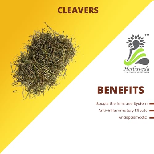 Herbaveda- Cleavers Herbs Loose Tea 100g - Image 2