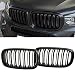 BILLDIO X5 F15 GrilleFront Bumper Kidney Grill Fit 20142018 X5 F15 X6 F16 X5M F85 X6M F86 Dual Slat Double Line Matte Black Grills 2pc Set - Image 2