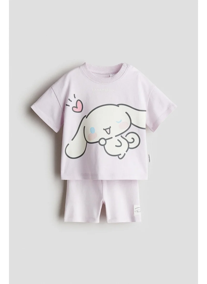 اتش اند ام 2-piece printed cotton set