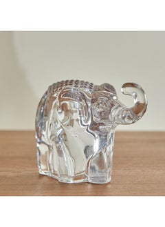 Home Box Vega Glass Elephant Accent 11.7 x 8.5 x 5 cm  - Image 1