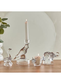Home Box Vega Glass Elephant Accent 11.7 x 8.5 x 5 cm  - Image 4