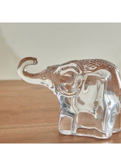 Home Box Vega Glass Elephant Accent 11.7 x 8.5 x 5 cm  - Image 3