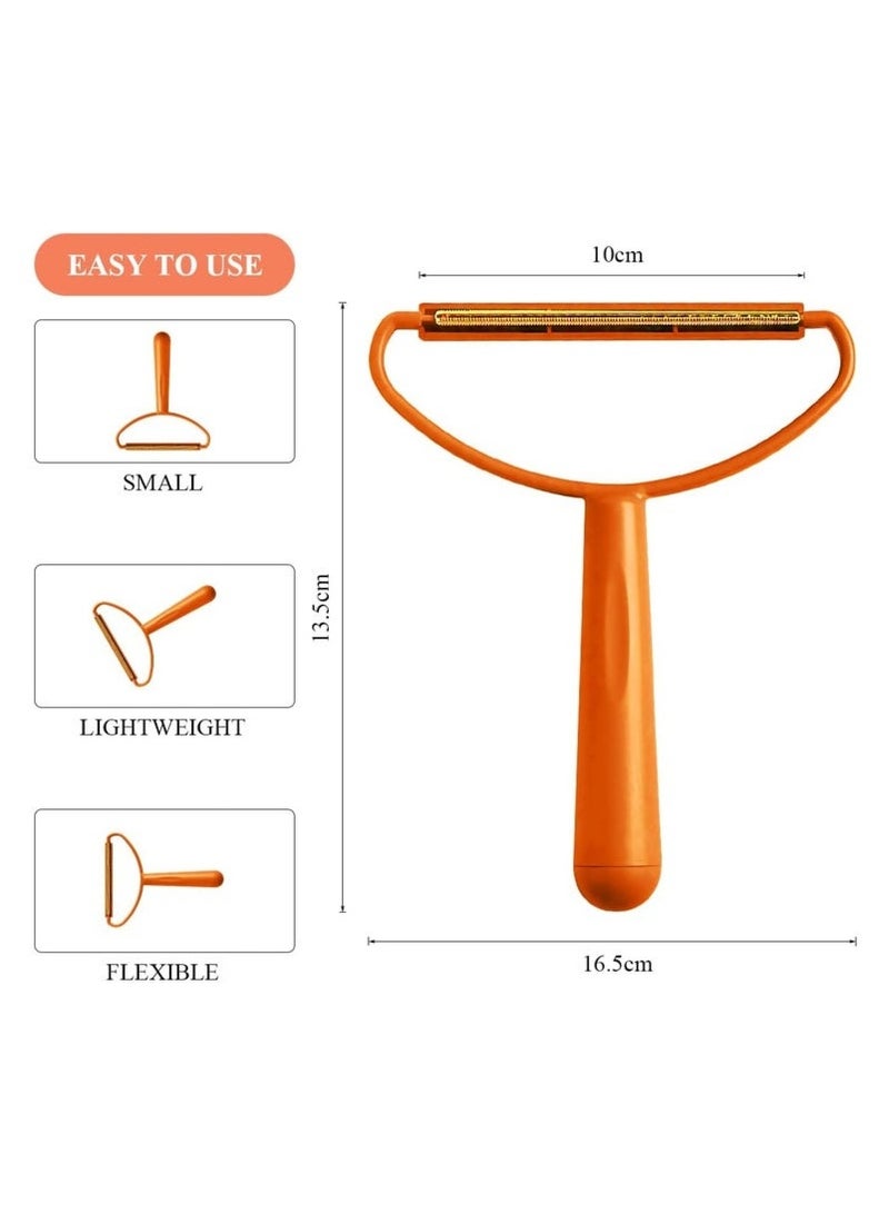 2 Pack Portable Lint Remover for Pet Hair Reusable Double Sided Remover Lint Clean Tool for Hairball in Clothes Dust in Furniture and Blanket  - Image 3