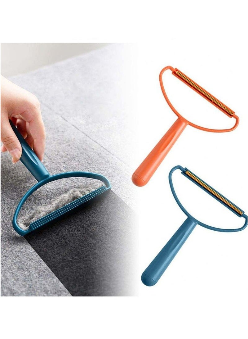 2 Pack Portable Lint Remover for Pet Hair Reusable Double Sided Remover Lint Clean Tool for Hairball in Clothes Dust in Furniture and Blanket  - Image 1