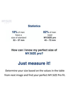 My Size Pro Ultra Thin Condoms 3 Pieces (45 Size) – Odorless, Long Lasting, Sustainable, Premium Quality for Maximum Comfort, Pleasure, and Sexual Health – Proper Fit Reduces Risks and Enhances Protection – Latex Men Condoms Available in Multiple Sizes (45 to 72)  - Image 5