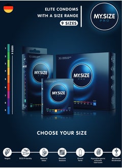 My Size Pro Ultra Thin Condoms 3 Pieces (45 Size) – Odorless, Long Lasting, Sustainable, Premium Quality for Maximum Comfort, Pleasure, and Sexual Health – Proper Fit Reduces Risks and Enhances Protection – Latex Men Condoms Available in Multiple Sizes (45 to 72)  - Image 3