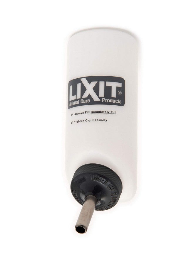 Lixit Wide Mouth Water Bottles for Large and Small Dogs (16oz Small Dog, White) - Image 2