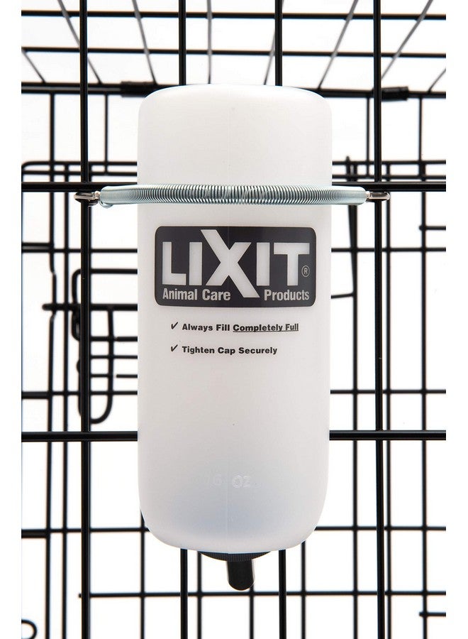 Lixit Wide Mouth Water Bottles for Large and Small Dogs (16oz Small Dog, White) - Image 5