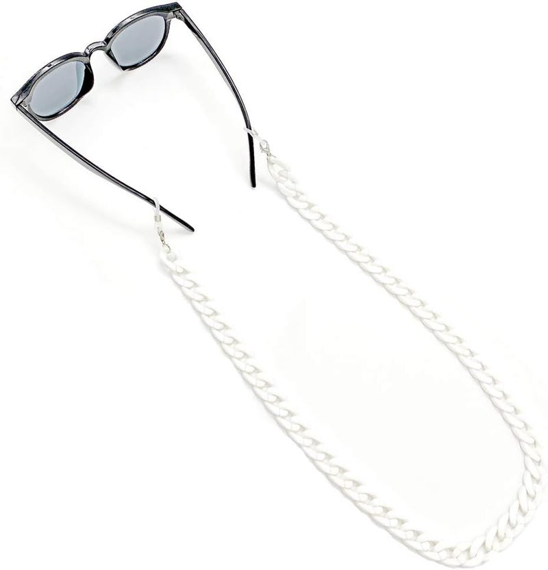 Decker Acrylic Eyeglass Chain Sunglasses Holder Eyewear Retainer Strap glasses hanging for Women - Image 1