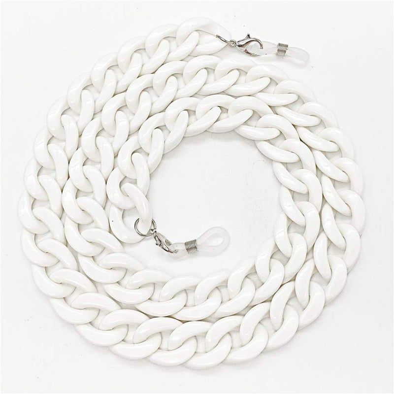 Decker Acrylic Eyeglass Chain Sunglasses Holder Eyewear Retainer Strap glasses hanging for Women - Image 2