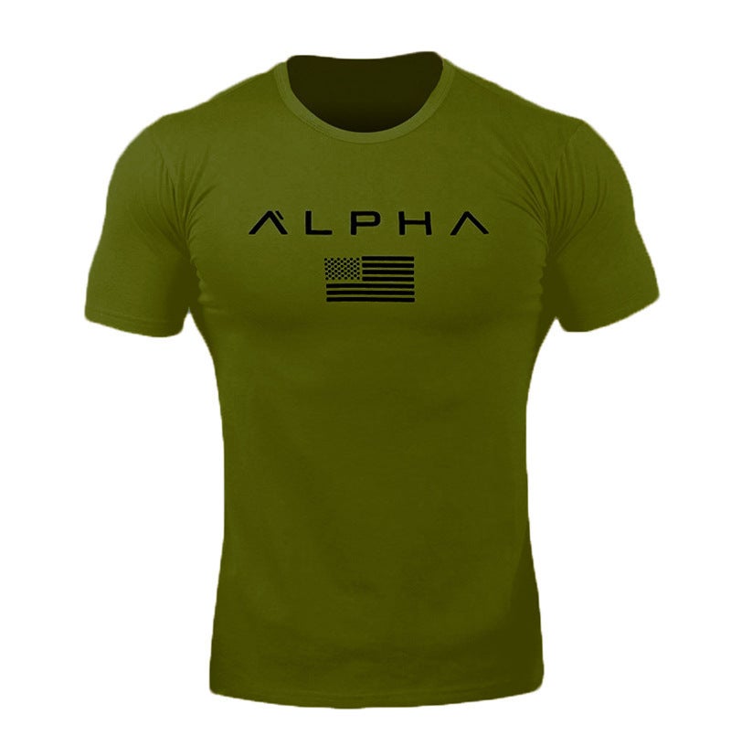 Supply Of New 3D Fitness Clothes Men'S T-Shirt Men'S Sports Outdoor Running Training Quick-Drying Round Neck Short Sleeve - Image 1