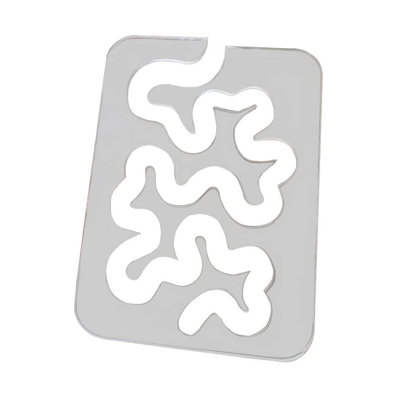 metulip Quilting Template Rulers Free Motion Quilting Templates for Machine Quilting Meander Quilting Rules