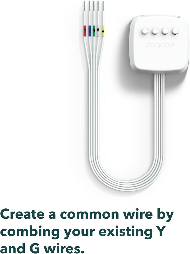 ecobee Power Extender Kit CWire Adapter  Made for ecobee Smart Thermostats  Programmable WiFi Thermostat Accessory - Image 3
