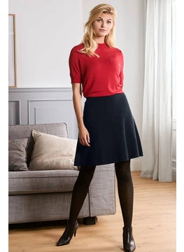 Tchibo Women Knit Midi Skirt, Navy  - Image 1