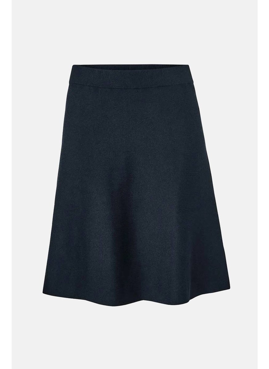 Tchibo Women Knit Midi Skirt, Navy  - Image 2