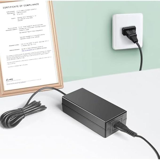 UPBRIGHT NEW GLOBAL 48V AC/DC ADAPTER REPLACEMENT FOR NETGEAR PROSAFE GS108PE GS108PE-100NAS PRO SAFE GS108 PE 48VDC 1.25A 60W DC48V 48.0V SWITCHING POWER SUPPLY CORD CABLE BATTERY CHARGER MAINS PSU - Image 3
