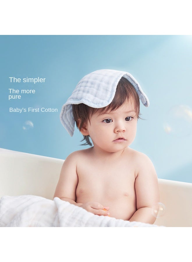 purcotton Cotton】infant Multi-layer Gauze Handkerchief, Baby Face Towel, Drool Bib - Image 3