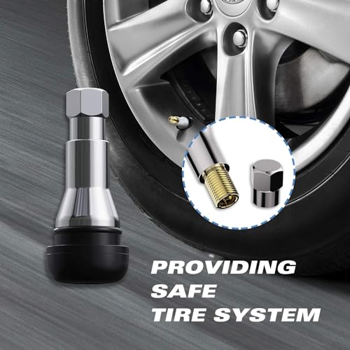 WILLIBEE TR414 Tyre Valve Stem - EPDM Rubber Tubeless Tire Valve Stem for Car (CTR414-10Pcs) - Image 5