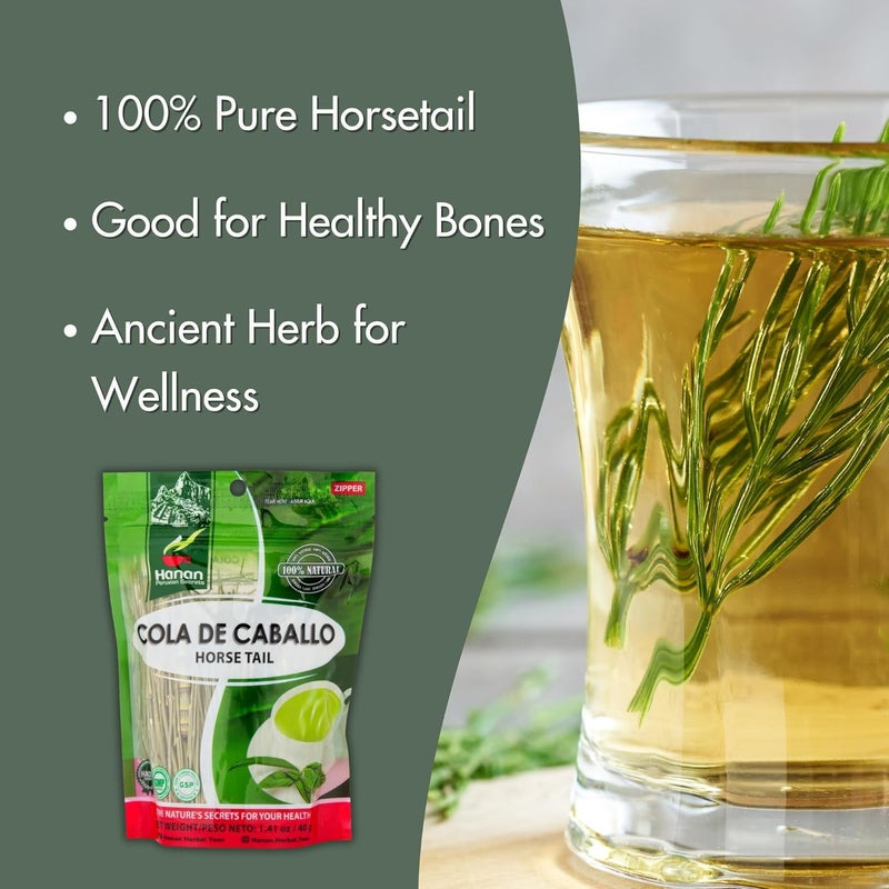 Hanan Horsetail Loose Herb Tea (Cola de Caballo) 1.4 oz - Image 3