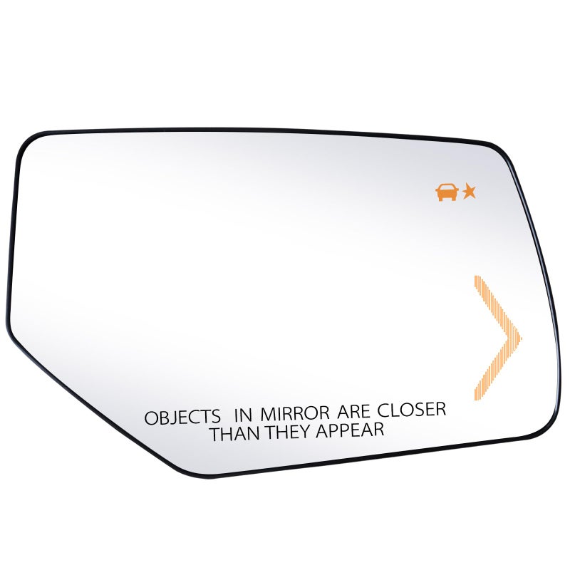 Passenger Side Replacement Mirror Glass Compatible with Chevy GMC Vehicles Suburban Tahoe 20152020 Yukon Yukon XL 20152020 Heated with Blind Spot Detection wo auto dimming 22976556 RH