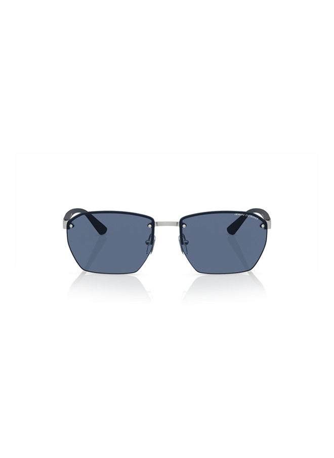 Armani Exchange - Full-Rimmed Rectangular Sunglasses 2048S,59,6045,80 - Image 1