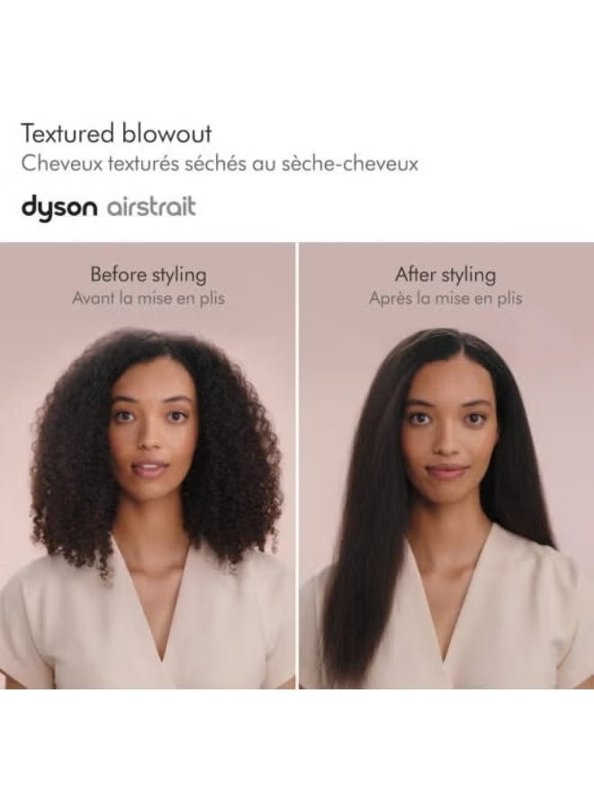 DYS HT01 Airstrait Hair Straightner, 1600W, LCD Screen, Lock Feature, Auto-Pause, Wet To Dry Straightening With Air, Natural Straight Finish, Intelligent Heat Control, Nickel/Copper - Image 4