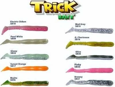 FUJIN Trick Bait 9cm Silicone Fish G.chartreuse