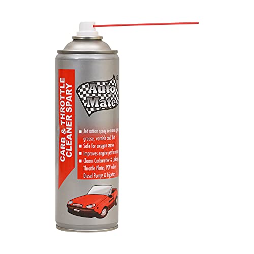 AUTO MATE AEROL Carburetor and Throttle Body Cleaner Spray|Air Intake Cleaner| Carburetor Choke Fuel Oil Deposit Cleaner Spray - Grade 6550 (300g/405ml) - Image 4