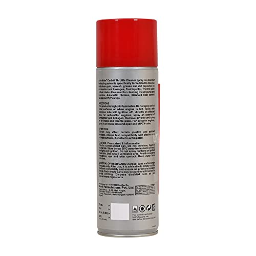 AUTO MATE AEROL Carburetor and Throttle Body Cleaner Spray|Air Intake Cleaner| Carburetor Choke Fuel Oil Deposit Cleaner Spray - Grade 6550 (300g/405ml) - Image 5