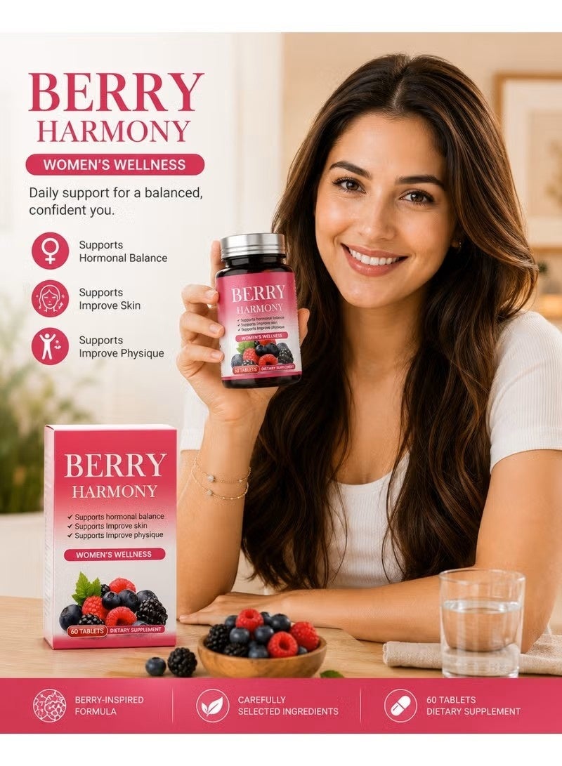 Berry Harmony Original 100% Berry Harmony Women’s Wellness Dietary Supplement – Hormonal Balance - Image 2