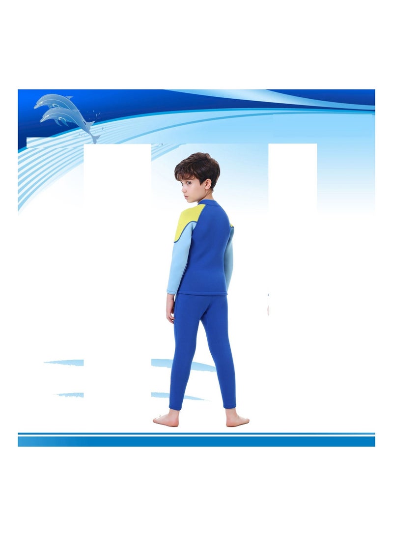 Loquat Children's Warm Long Sleeved Cold Resistant Diving Suit - Image 2