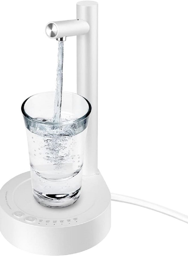 Newly upgraded portable electric water dispenser pump, foldable with display, 1200mAh USB charging, suitable for home, office and outdoor