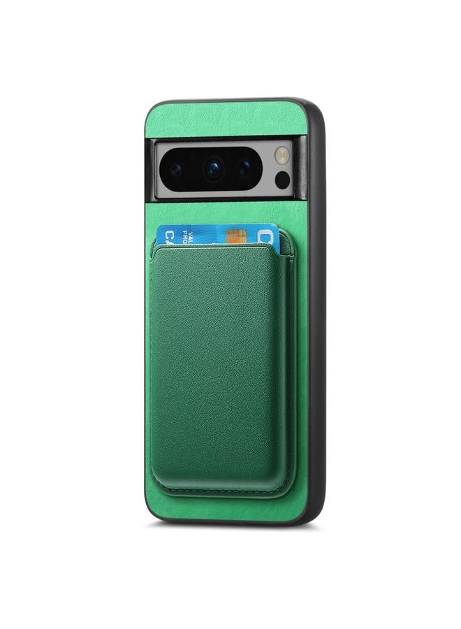 S-TOP Case For Google Pixel 9 Pro Retro Magsafe Card Bag PU Back Cover Phone Case - Image 2