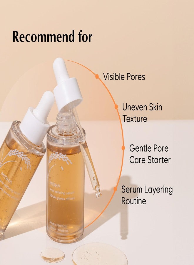 MIDHA Pore Refining Serum to control enlarged pores and make smooth skin texture, PHA, vegan - Image 4
