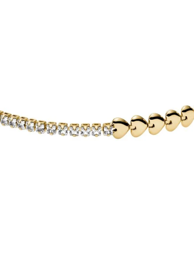 FOSSIL  JA7303710 Base Metal Jewelry with Cubic Zirconia for Women | Best Price UAE