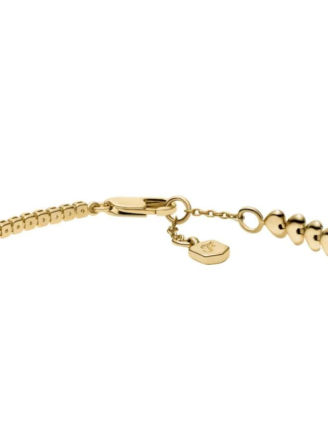 FOSSIL  JA7303710 Base Metal Jewelry with Cubic Zirconia for Women | Best Price UAE