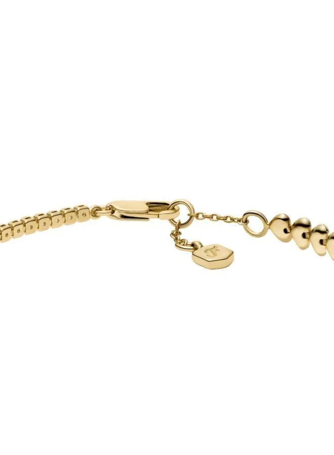 FOSSIL JA7303710 Base Metal Jewelry with Cubic Zirconia