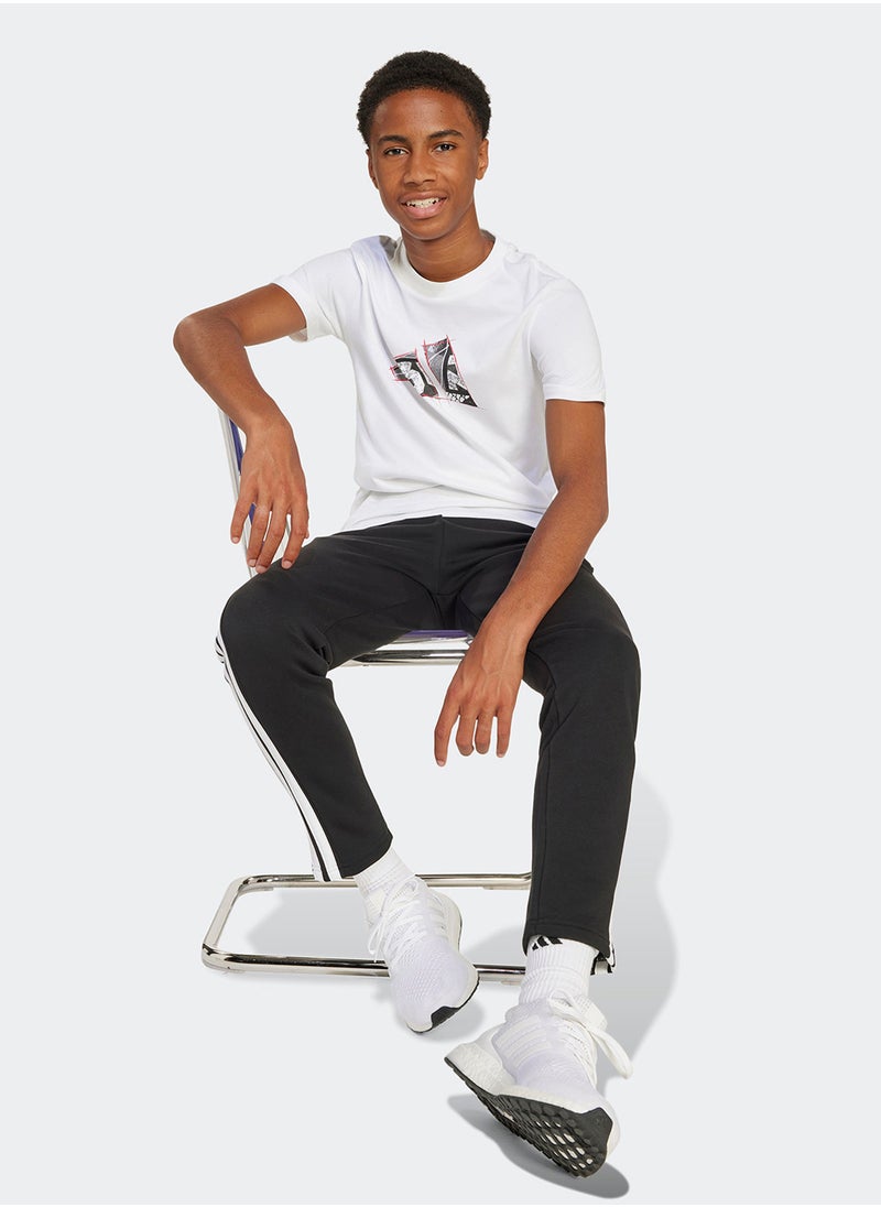 Adidas Youth Codes Photoreal Logo Graphic T-Shirt  - Image 5