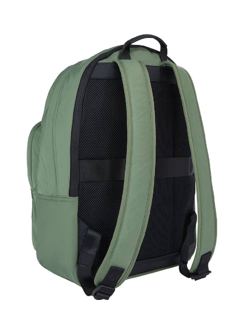 TOMMY HILFIGER - Men's Signature Backback - Polyester, Green - Image 1