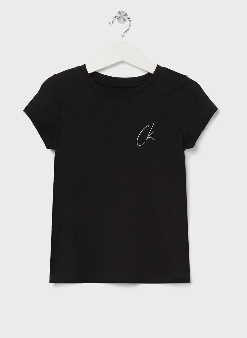 كالفن كلاين جينز CK SIGNAGE SLIM SS T-SHIRT