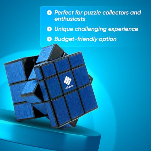 Cubelelo Drift Mirror Blue Magic Cube Brainstorming Stressbuster Speedcube Puzzle - Image 5