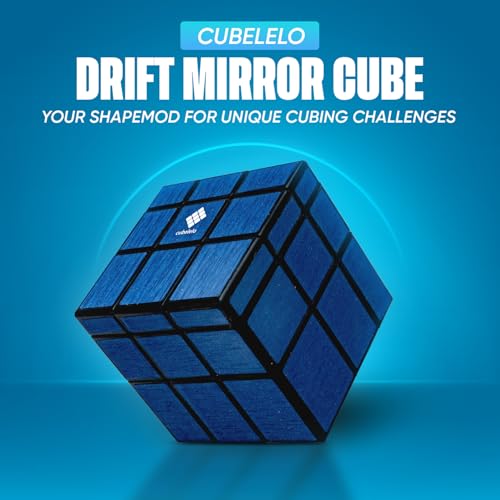 Cubelelo Drift Mirror Blue Magic Cube Brainstorming Stressbuster Speedcube Puzzle - Image 2