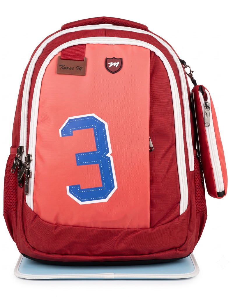 Three M 3M Unisex Backpack 6-Zip Organizer Multicolour 3M-3 - Image 4