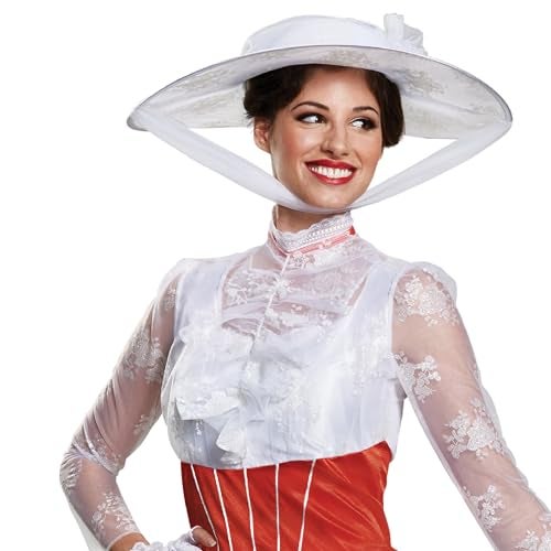 Disguise Womens Mary Poppins Deluxe Adult Costume white S 46 - Image 3